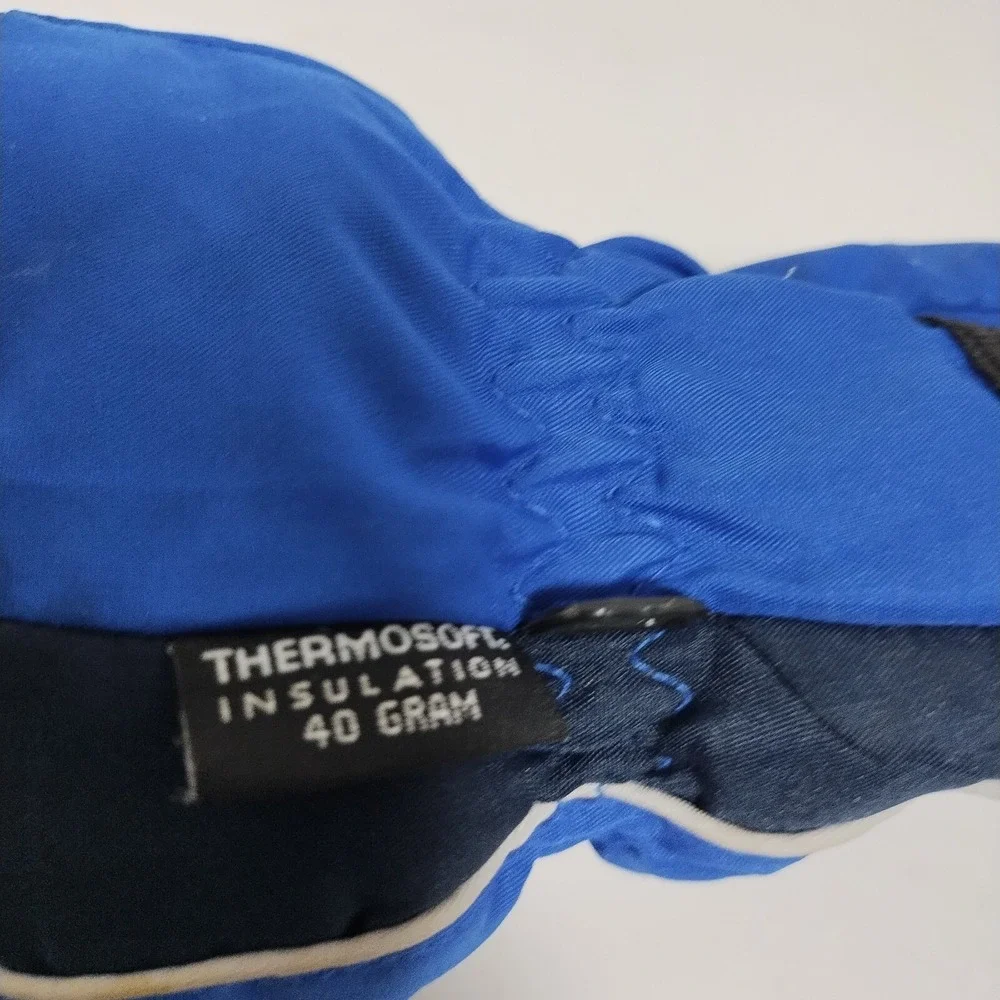 Thermasoft Insolation Winter Snow Gloves Boy's LG 13/18 Blue Black 40‎ Gram